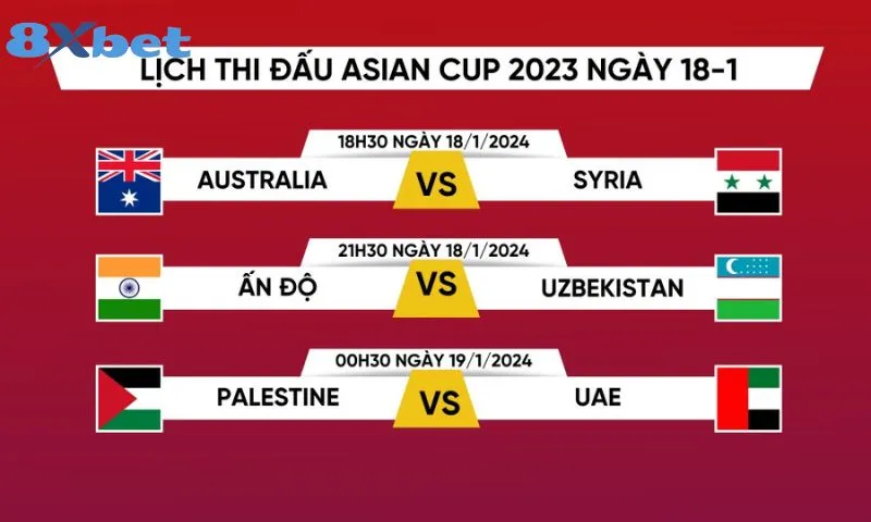 Lịch thi đấu bóng đá được cập nhật liên tục trên 8xbet